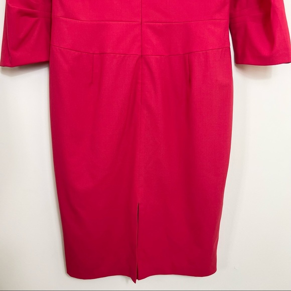 Lafayette 148 New York Women’s 3/4 Quarter Sleeve Midi Dress - Picture 13 of 14